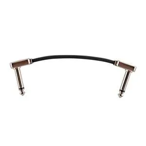 Ernie Ball 3″ Flat Ribbon Patch Cable – Black (Single)
