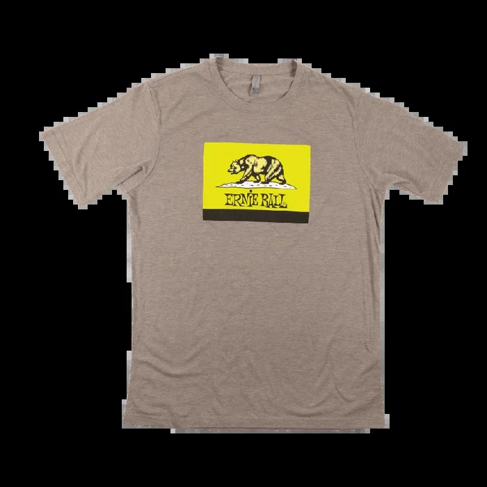 Ernie Ball CA Bear Green Flag T-Shirt 2X