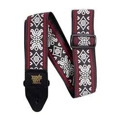Ernie Ball Jacquard Strap – Blackjack Red
