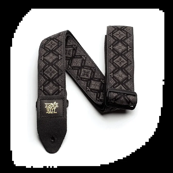 Ernie Ball Regal Black Jacquard Guitar Strap