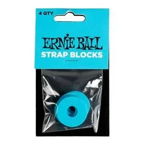 Ernie Ball Strap Blocks 4PK – Blue