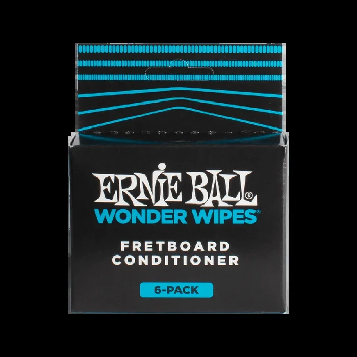 Ernie Ball Wonder Wipes Fretboard Conditioner 6 Pack