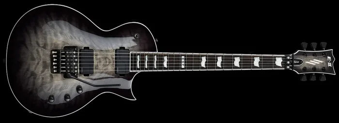 ESP E-II Eclipse FR Electric Guitar Charcoal Sunburst