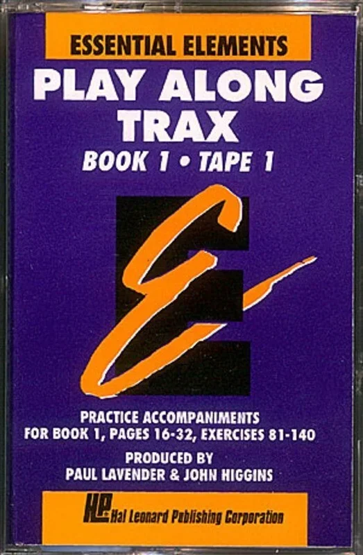 Essential Elements Book 1 Play Along Cass 1