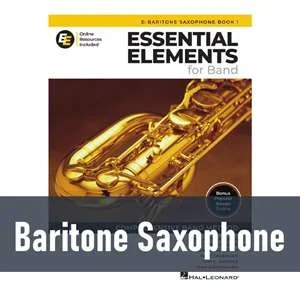 Essential Elements for Band with Online Resources – Baritone Saxophone (Book 1)