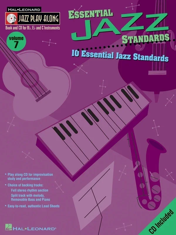 Essential Jazz Standard Jazz Play Along Book/CD V7 (Softcover Book/CD)