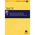 Eulenburg Violin Concerto in A minor and others Eulenberg Audio plus Score w/ CD by Bach Edited by Richard Clarke Standard