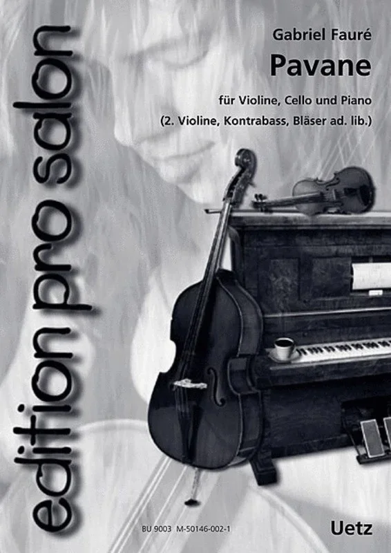 Faure – Pavane For Piano Trio (Music Score/Parts) Book