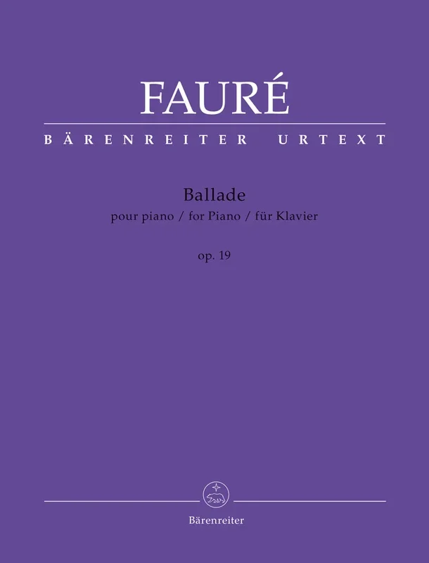 Fauré: Ballade, Op. 19