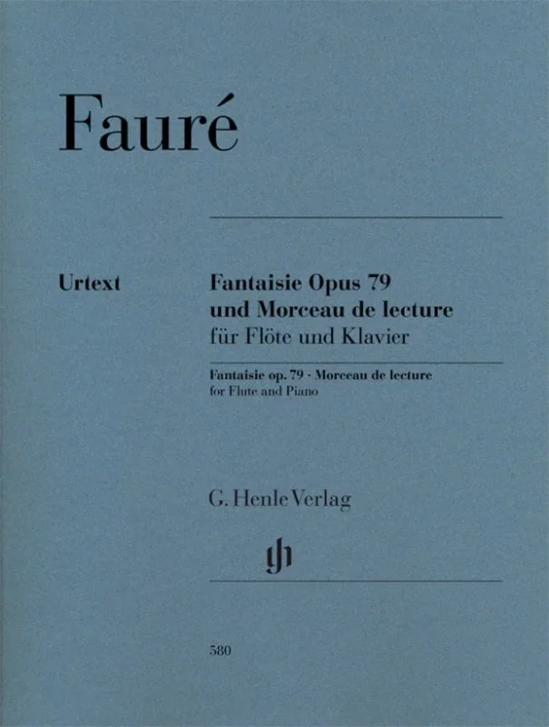 Fauré: Fantaisie op. 79 & Morceau de lecture for Flute & Piano