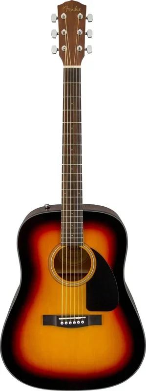FENDER 0970110232 CD-60 Dreadnought V3 w/ Case, Walnut Fingerboard, Sunburst