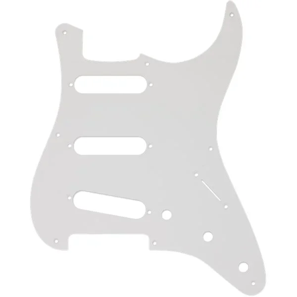 Fender ’50S Vintage Pickguard, Stratocaster SSS, 8-Hole Mount, White, 1-Ply