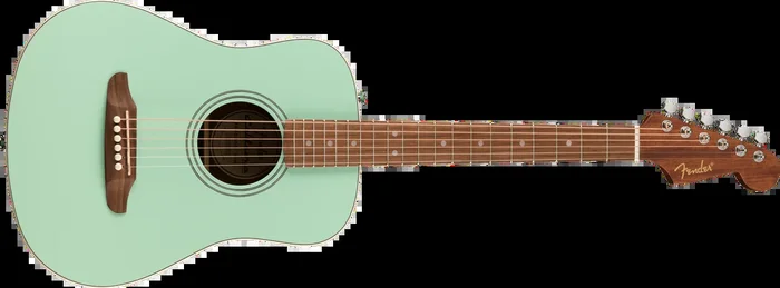 Fender California Standard Redondo Mini with Bag, Spruce Top, Surf Green