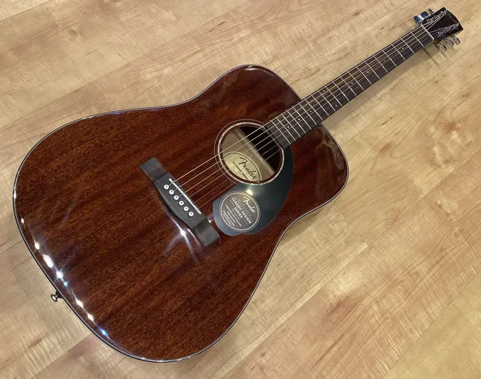 Fender CD-60 Dreadnought Acoustic Electric Guitar V3 w/ Case (All-Mahogany)