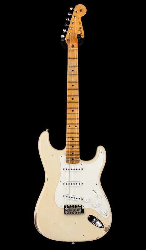 Fender Custom Shop 50s Strat Relic/Closet Classic Hardware – Super Faded Aged Olympic White #80049