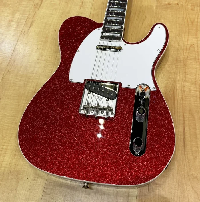 Fender Custom Shop 60’s Telecaster Custom Electric Guitar Red Sparkle
