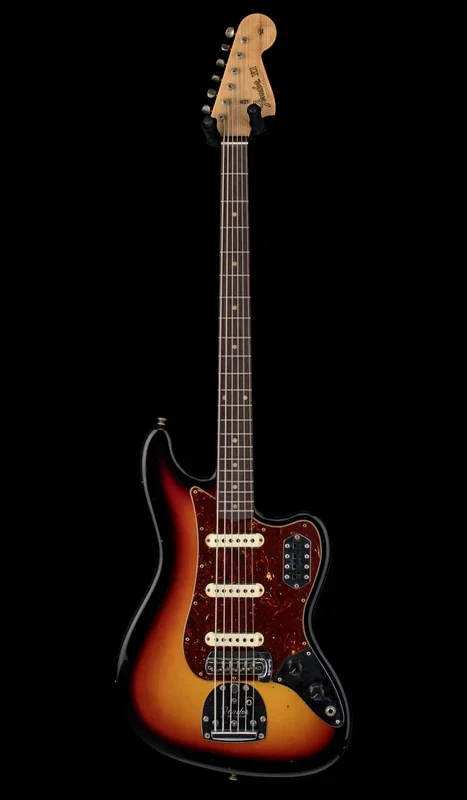 Fender Custom Shop Bass VI Journeyman Relic – Aged 3-Color Sunburst #74908