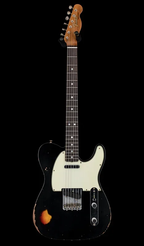 Fender Custom Shop Empire 67 Telecaster Relic – Aged Black/3-Color Sunburst #43220