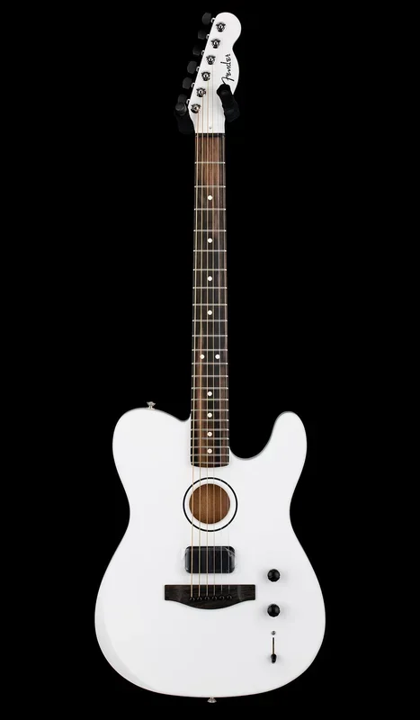 Fender Limited Edition FINNEAS American Acoustasonic Telecaster – Satin Arctic White #2764A