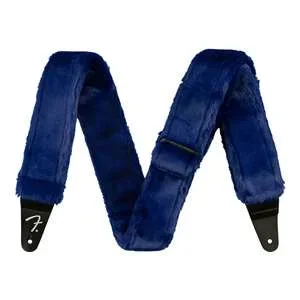 Fender Poodle Plush Strap – Blue, 2″