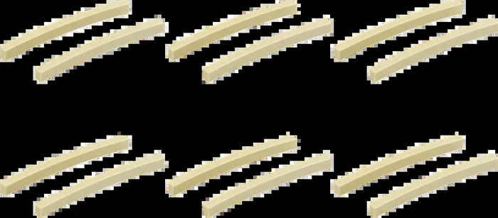 Fender Single Melamine Stratocaster®/Telecaster® String Nut Blanks