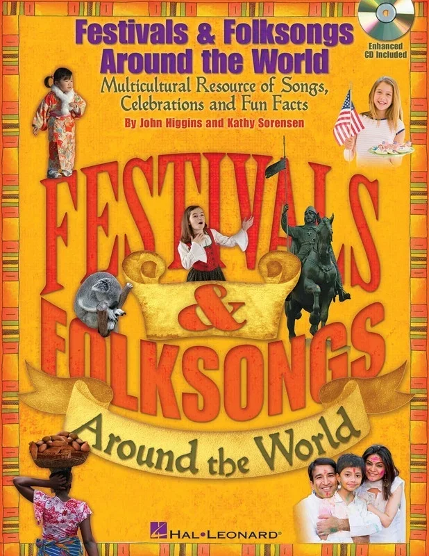 Festivals and Folksongs Around The World Book/CD (Softcover Book/CD-Rom)