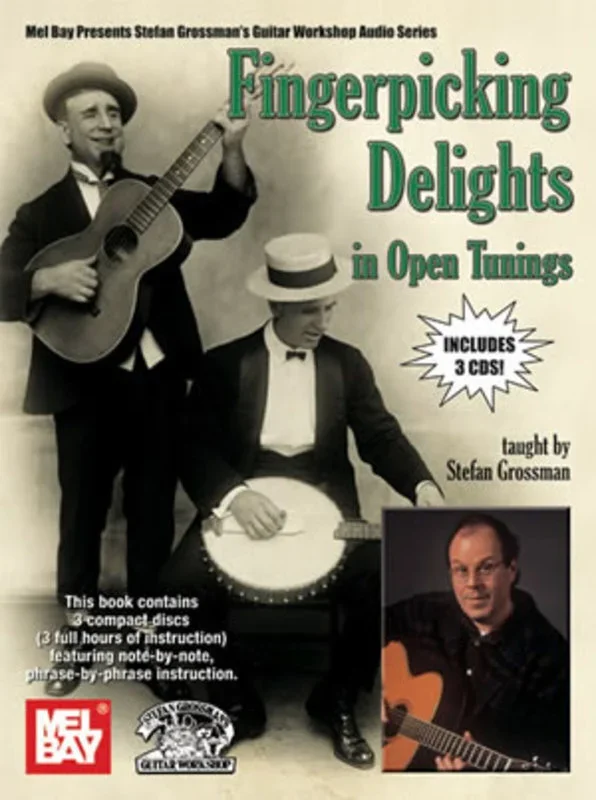 Fingerpicking Delights Open Tuning Book/3Cd