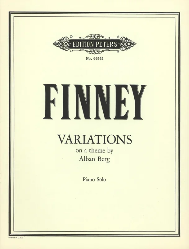 Finney: Variations on a Theme by Alan Berg