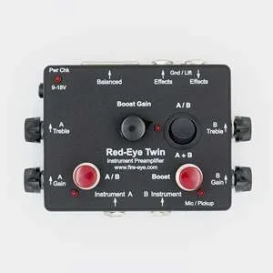Fire-Eye Red-Eye Twin V2 – 2 Channel Preamp with Boost and DI Out