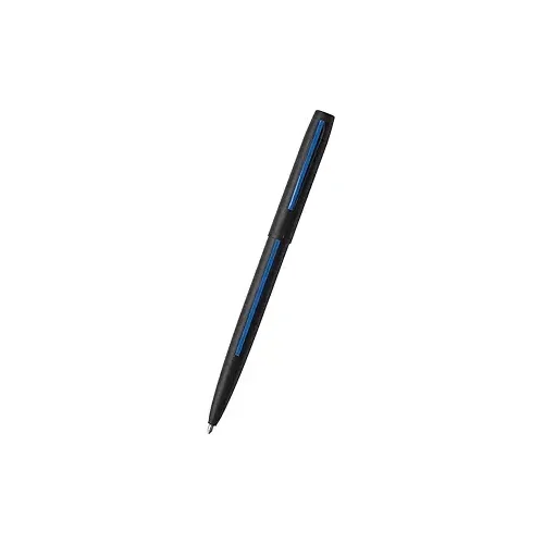 Fisher Space Pen Law Enforcement Cap-O-Matic Space Pen, Non-Reflective, Ballpoint, Matte Black, Black Ink, Pocket Clip