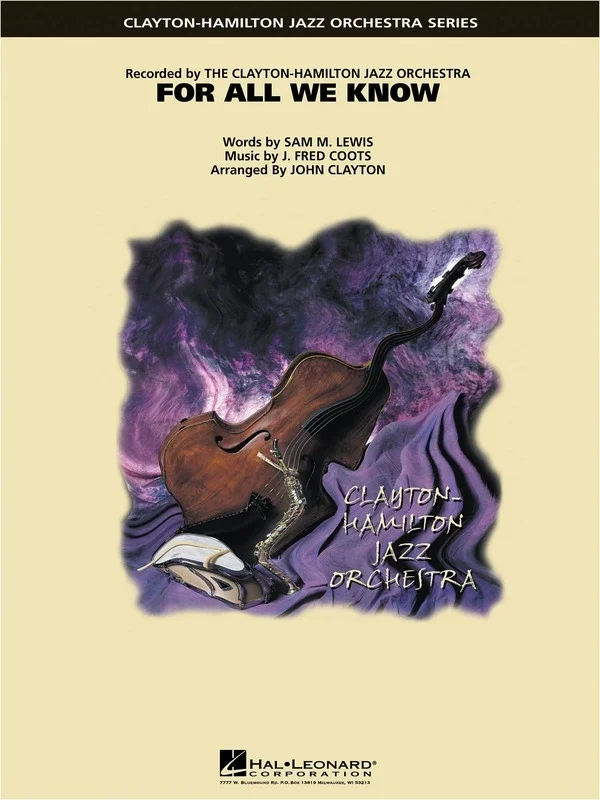 For All We Know Chjz5 (Music Score/Parts)