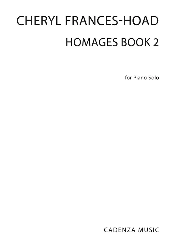 Frances-Hoad: Homages – Book 2