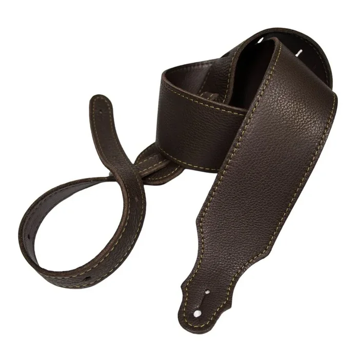 Franklin 2.5″ Chocolate Leather Strap with Leatherette Backing