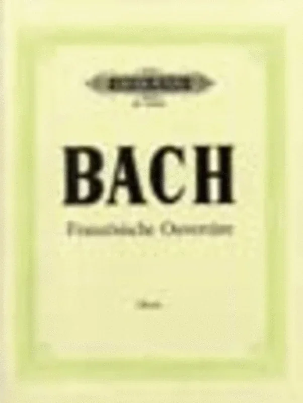 French Overture B Min Bwv 831 Ed Soldan (Softcover Book)