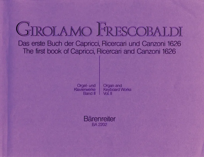 Frescobaldi : Complete Organ & Keyboard Works – Vol 2