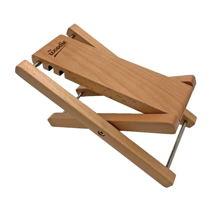 Fretz ‘Woodie’ Adjustable Guitar Footstool (Natural)