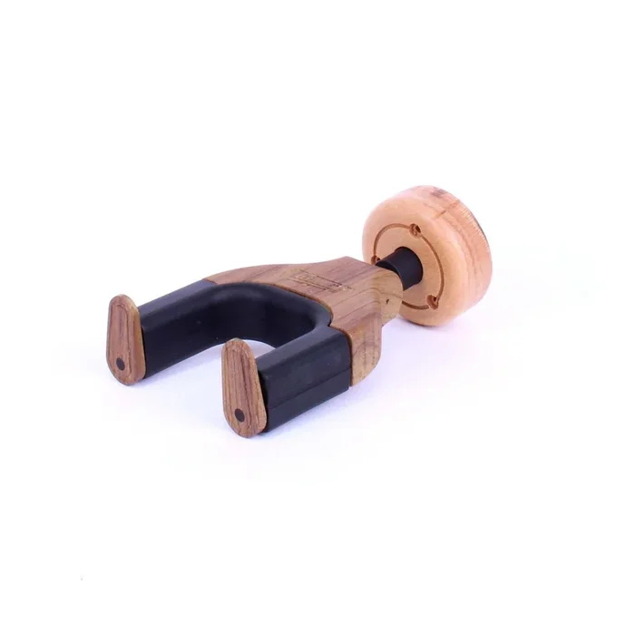 Fretz ‘Woodie’ Short Self-Securing Wall-Mounted Guitar Hanger (Mahogany)