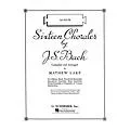 G. Schirmer Sixteen Chorales (Cello I Part) G. Schirmer Band/Orchestra Series Composed by Johann Sebastian Bach Standard