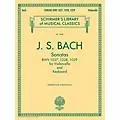 G. Schirmer Sonatas for Cello and Keyboard BWV 1027, 1028, 1029 String Series Softcover by Johann Sebastian Bach Standard