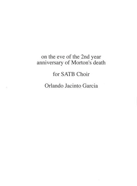 García: On The Eve of The 2nd Year Anniversary of Morton’s Death