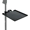 Gator GFW-SHELF0909 Gator Frameworks small microphone stand clamp-on utility shelf, capacity up to 10lbs. Standard
