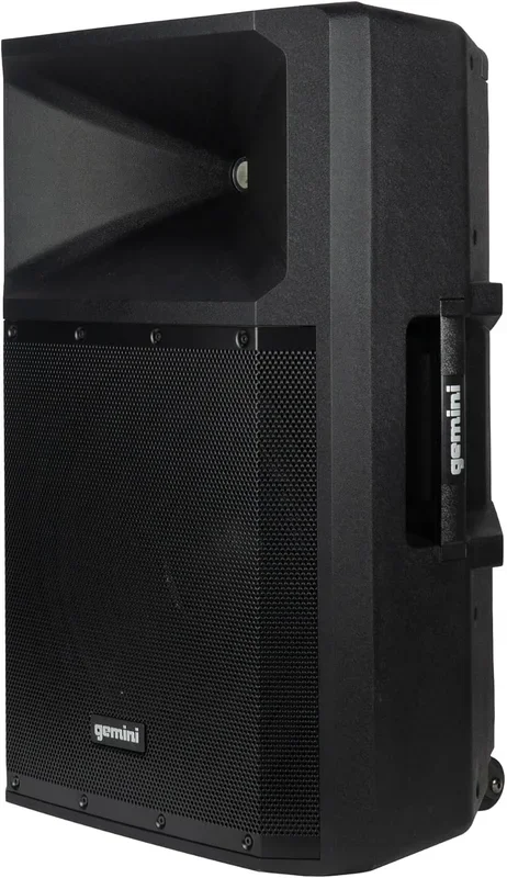 Gemini Sound GSP-2200 Elite 2200W 15″ Active DJ PA Speaker with Bluetooth Stereo and Integrated 3-Channel Mixer