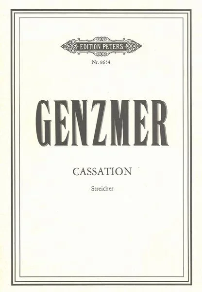 Genzmer: Cassation