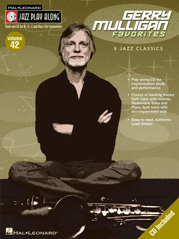 Gerry Mulligan Jazz Play Along Book/CD V42 (Softcover Book/CD)