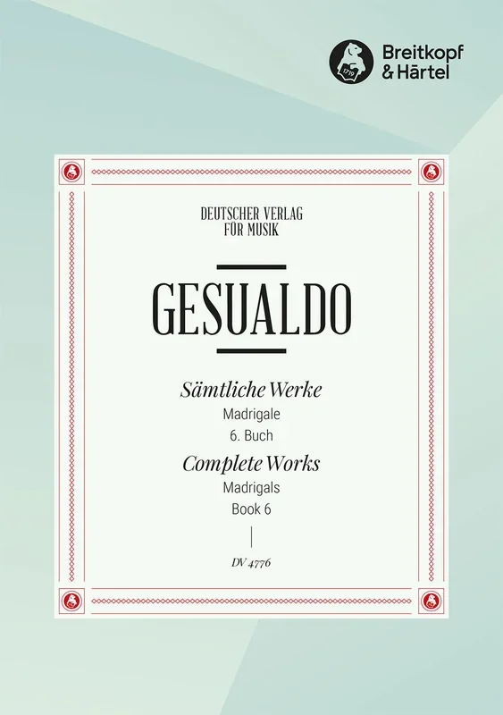 Gesualdo: Madrigals – Book 6 (Op. 14)