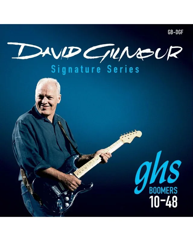 GHS Boomers GB-DGF David Gilmour Blue Signature Nickel-Plated Electric Guitar Strings