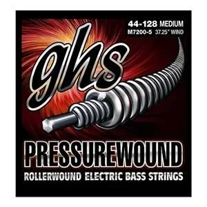 GHS M7200-5 Pressurewound Medium 5-String Bass Strings (37.25″ winding)
