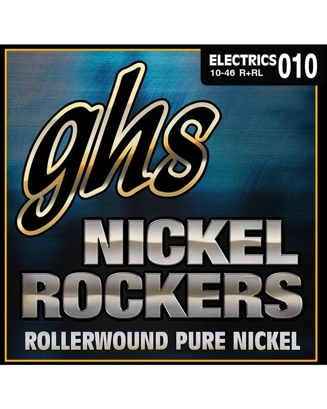 GHS R+RL Rollerwound Nickel Rockers Light Gauge Electric Guitar Strings