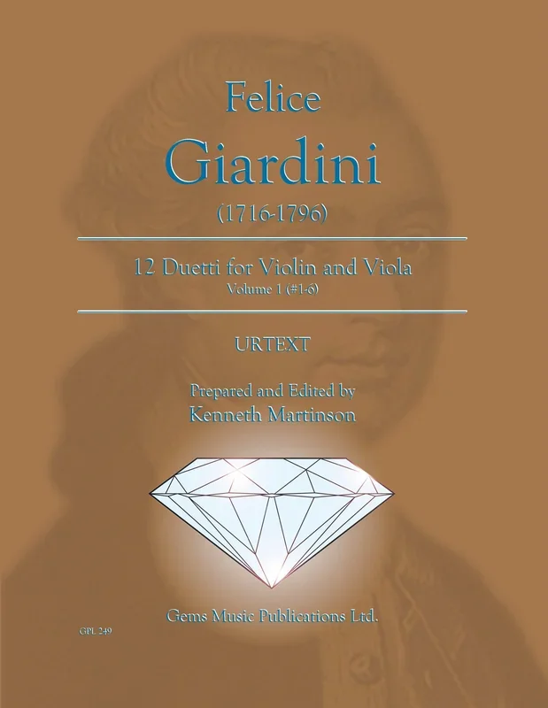 Giardini: 12 Duets for Violin & Viola – Volume 1 (Nos. 1-6)