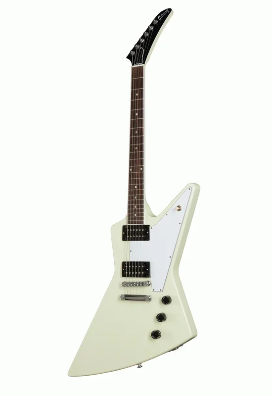 Gibson 70s Explorer Electric Guitar White – DSXS00CWCH1